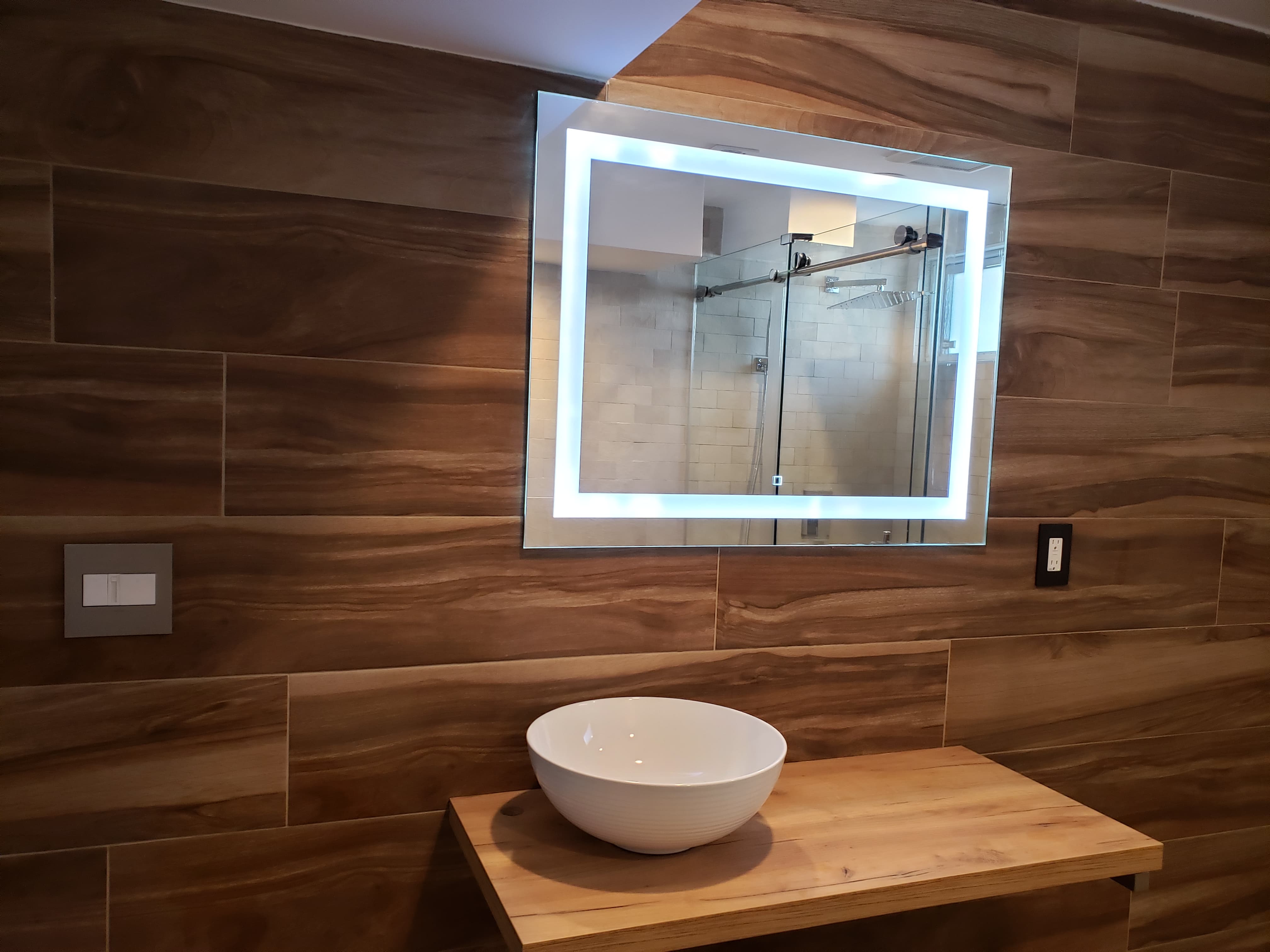 Bathroom Renovation completed by A.S.M. Construction
